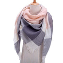 Designer 2020 knitted spring winter women scarf plaid warm cashmere scarves shawls luxury brand neck bandana  pashmina lady wrap JadeMoghul Inc. 