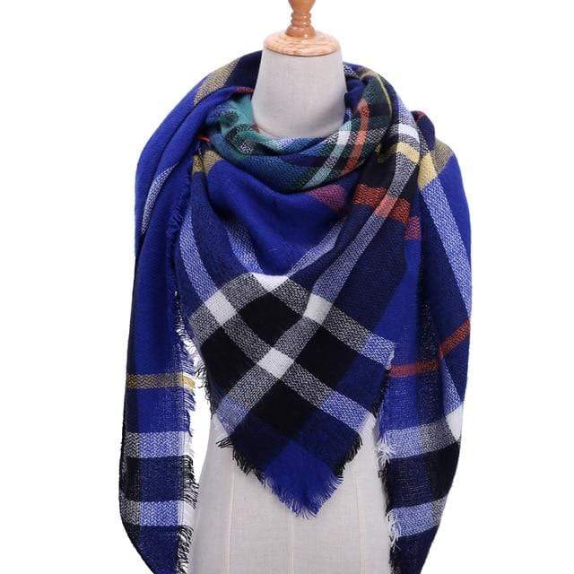 Designer 2020 knitted spring winter women scarf plaid warm cashmere scarves shawls luxury brand neck bandana  pashmina lady wrap JadeMoghul Inc. 