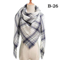 Designer 2020 knitted spring winter women scarf plaid warm cashmere scarves shawls luxury brand neck bandana  pashmina lady wrap JadeMoghul Inc. 