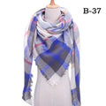 Designer 2020 knitted spring winter women scarf plaid warm cashmere scarves shawls luxury brand neck bandana  pashmina lady wrap JadeMoghul Inc. 