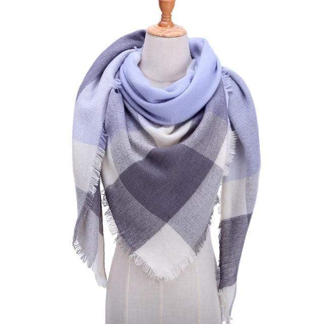 Designer 2020 knitted spring winter women scarf plaid warm cashmere scarves shawls luxury brand neck bandana  pashmina lady wrap JadeMoghul Inc. 