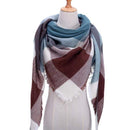 Designer 2020 knitted spring winter women scarf plaid warm cashmere scarves shawls luxury brand neck bandana  pashmina lady wrap JadeMoghul Inc. 
