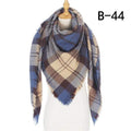 Designer 2020 knitted spring winter women scarf plaid warm cashmere scarves shawls luxury brand neck bandana  pashmina lady wrap JadeMoghul Inc. 