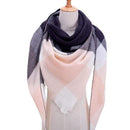 Designer 2020 knitted spring winter women scarf plaid warm cashmere scarves shawls luxury brand neck bandana  pashmina lady wrap JadeMoghul Inc. 