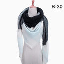 Designer 2020 knitted spring winter women scarf plaid warm cashmere scarves shawls luxury brand neck bandana  pashmina lady wrap JadeMoghul Inc. 