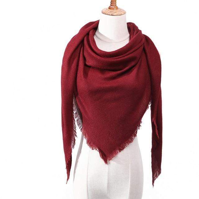 Designer 2020 knitted spring winter women scarf plaid warm cashmere scarves shawls luxury brand neck bandana  pashmina lady wrap JadeMoghul Inc. 