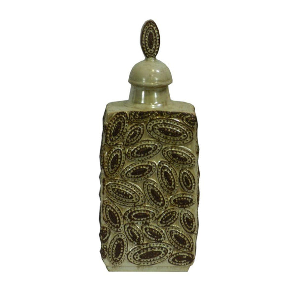 Designer Ceramic Vase - Benzara-vases-Green-Ceramic-Shiny-JadeMoghul Inc.