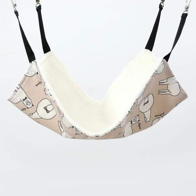 Designer Pet Hammock Cotton Mouse Ferrets Guinea Pig Cat Hanging Bed for Cats Rodents Hammock for Hamster Pets Supplies AExp