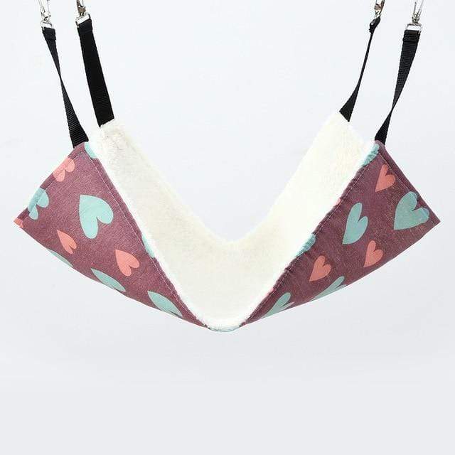Designer Pet Hammock Cotton Mouse Ferrets Guinea Pig Cat Hanging Bed for Cats Rodents Hammock for Hamster Pets Supplies AExp
