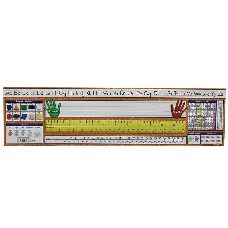 DESK PLATE SPANISH TRADITIONAL-Learning Materials-JadeMoghul Inc.