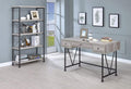 Writing Desk-3 Drawer, Driftwood Gray