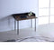 Desks Bedroom Desk - 83.6" x 83.6" x 60" Walnut Veneer Steel Desk HomeRoots