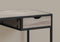 Desks Black Desk - 20" x 42'.25" x 30" Dark Taupe, Black, Mdf, Metal - Computer Desk HomeRoots