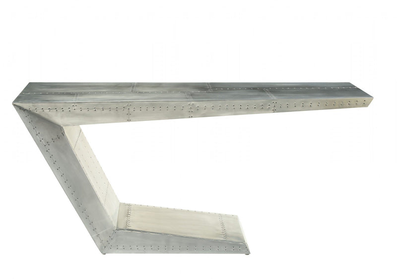 Desks Vanity Desk - 71" X 32" X 31" Aluminum Desk HomeRoots