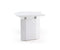 Desks White Desk - 30" White Stainless Steel Office Desk HomeRoots