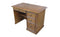 Desks Wooden Desk - 42" X 24" X 30" Burnished Walnut Hardwood Desk HomeRoots