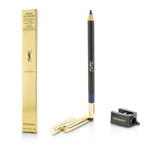 Dessin Du Regard Lasting High Impact Color Eye Pencil - # 4 Bleu Insolent - 1.19g-0.04oz-Make Up-JadeMoghul Inc.
