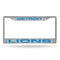Honda License Plate Frame Detroit Lions Laser Chrome Frame