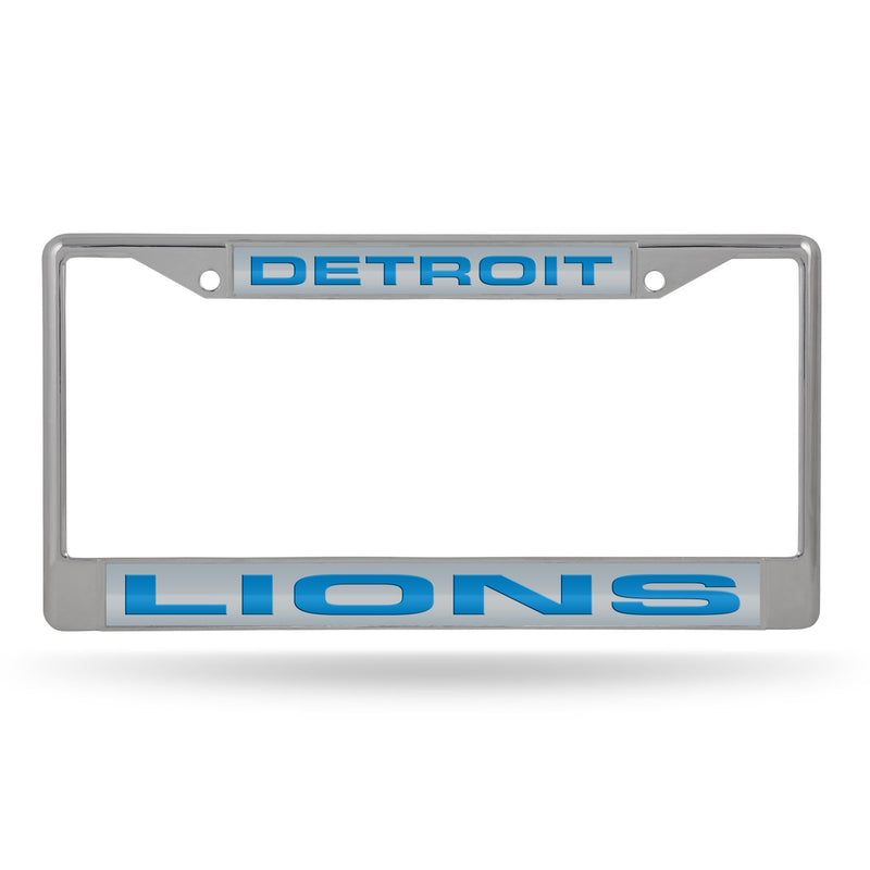 Honda License Plate Frame Detroit Lions Laser Chrome Frame