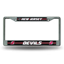 Vehicle License Plate Frames Devils Bling Chrome Frame