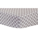 Diamond Gray Fitted Crib Sheet-GRAY OMBRE-JadeMoghul Inc.