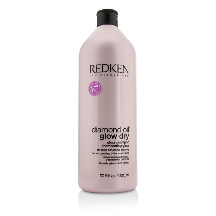 Diamond Oil Glow Dry Gloss Shampoo (For Shine Enhancing Blow Dry) - 1000ml-33.8oz-Hair Care-JadeMoghul Inc.