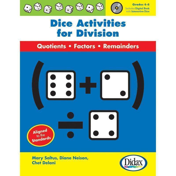 DICE ACTIVITIES FOR DIVISION GR 4-6-Learning Materials-JadeMoghul Inc.