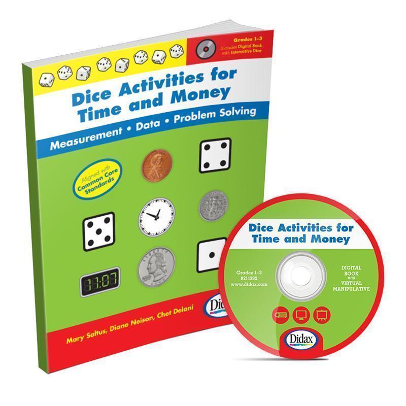 DICE ACTIVITIES FOR TIME & MONEY-Learning Materials-JadeMoghul Inc.