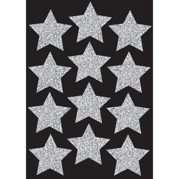 DIE CUT MAGNETS 3IN SILVER SPARKLE-Supplies-JadeMoghul Inc.