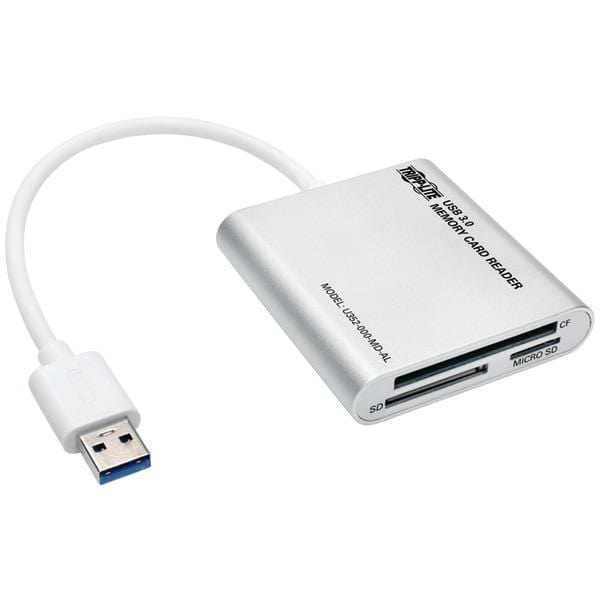 USB 3.0 Memory Card Reader/Writer, Aluminum Case