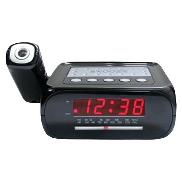 Digital Projection Alarm Clock with AM/FM Radio-Clocks & Radios-JadeMoghul Inc.