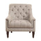 Dining Chairs Sofa Chair, Beige Benzara