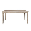 Transitional Style Wooden Dining Table In Rectangular Shape, Gray