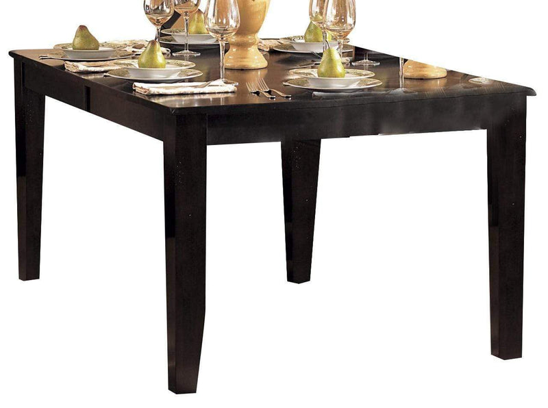 Transitional Style Wooden Dining Table with Butterfly Leaf, Dark Brown