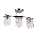 Dining Sets Dining Room Chandeliers - Clee 3-light Chrome 20-inch Crystal Chandelier HomeRoots