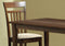 Dining Sets Modern Dining Room Sets - 69'.5" x 81'.25" x 107" Walnut, Beige, Solid Wood, Foam, Veneer, Microfiber - 5pcs Dining Set HomeRoots