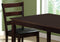 Dining Sets Modern Dining Room Sets - 69'.5" x 81'.5" x 99" Cappuccino, Black, Solid Wood, Foam, Veneer, Leather-Look - 5pcs Dining Set HomeRoots