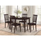 Dining Sets Sophisticated And Sturdy 5 Piece Wooden Dining Set, Brown Benzara