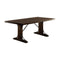 Dining Table, Rustic Walnut Brown-Dining Tables-Brown-Wood Metal-JadeMoghul Inc.