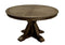 Dining Tables Round Solid Wood Dining Table with Pedestal Base, Light Oak Brown Benzara
