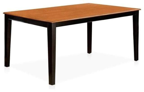 Torrington Black And Cherry Rectangle Dining Table