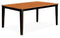 Torrington Black And Cherry Rectangle Dining Table