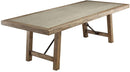 Wooden Dining Table, Rustic Oak Brown
