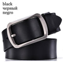 DINISITON designer belts men high quality genuine leather belt man fashion strap male cowhide belts for men jeans cow leather-RG black-100cm-JadeMoghul Inc.