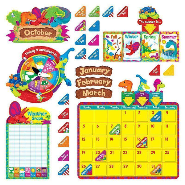 DINO MITE PALS CALENDAR BB SET-Learning Materials-JadeMoghul Inc.