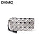 DIOMO 2017 laser hologram bag women clutches fashion geometric plaid wrist bag hand bag organizer makeup bag-Laser Silver-JadeMoghul Inc.