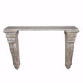 Display and Wall Shelves Rustically Charmed Wall Shelf, White Benzara