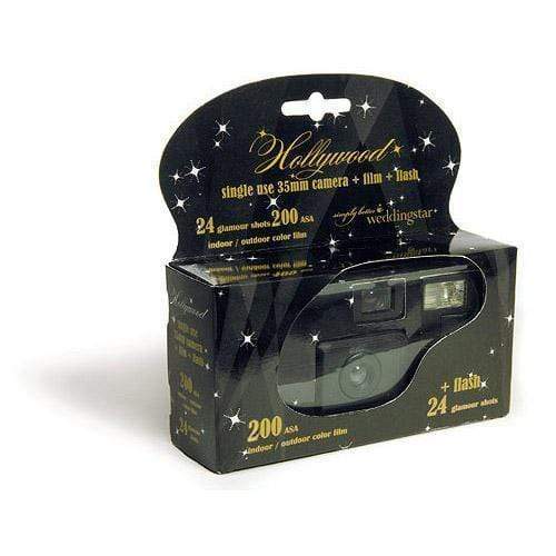 Disposable Cameras Single Use Camera - Hollywood Design (Pack of 1) JM Weddings