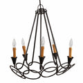 Distinctively Astonishing Chandelier-Chandeliers-Black-METAL-JadeMoghul Inc.