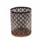 Distressed Metal/Glass Candle Holder, Copper-Candleholders-Copper-Metal/Glass-JadeMoghul Inc.